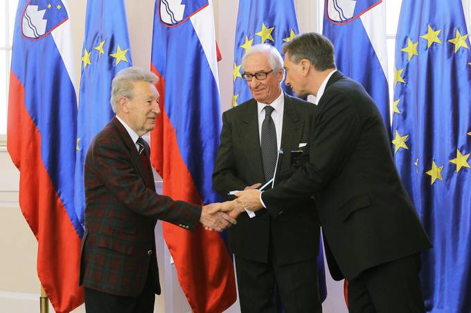 Predsednik Pahor vročil državno odlikovanje medaljo za zasluge Brunu Volpiju Lisjaku